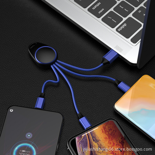Light up Logo 3 In 1 USB Charging Cable Promotional items With Logo
